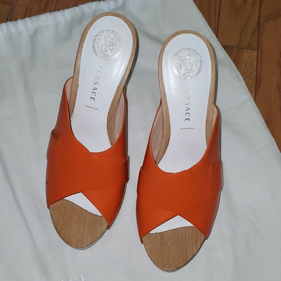 Orange Versace platforms 39 - Picture 6 of 6